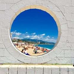 Panoramic view of blue sky