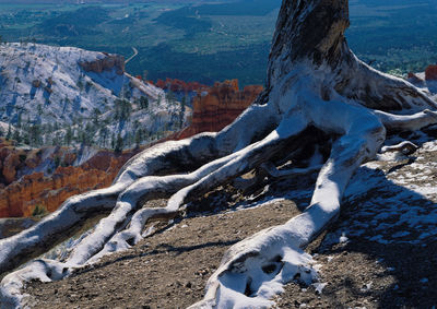 Panoramic view of mountains against sky