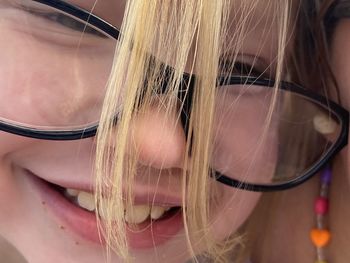 Close-up of young woman