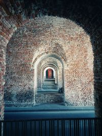 Archway of old building