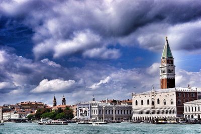 View of buildings at waterfront