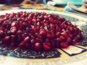 Close-up of strawberries