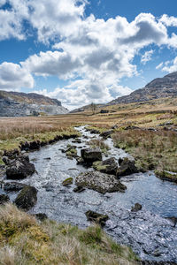 The abandoned cwmorthin slate quarry at blaenau ffestiniog in snowdonia, wales