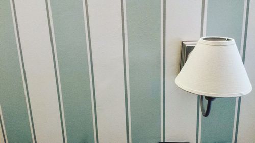 Close up of electric lamp