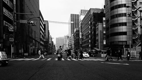 View of city street