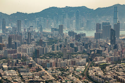 Hong kong view from lion rock