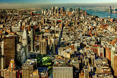 Lower manhattan from empire state building