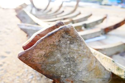 Close-up of rusty metal