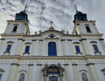 Low angle view of building against sky