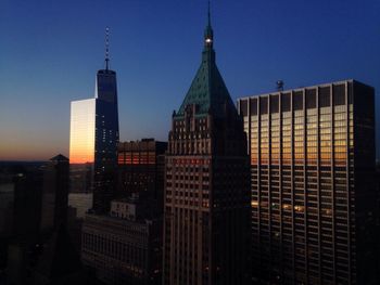 Skyscrapers in city