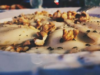 Close-up of food in plate