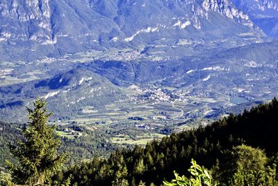 Aerial view of landscape