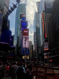 People in city