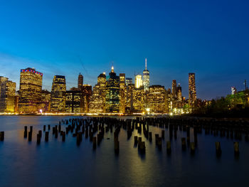 View of city at waterfront