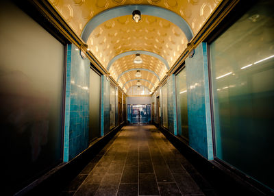 Interior of tunnel