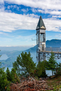 Hammetschwand elevator, europe's highest free-standing open-air elevator in switzerland.