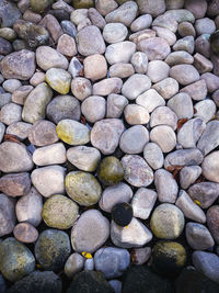 Full frame shot of stones