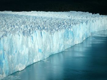 View of frozen water