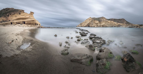 Panoramic view of sea against sky