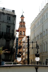 Low angle view of buildings against sky