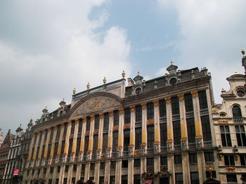 Low angle view of building against sky