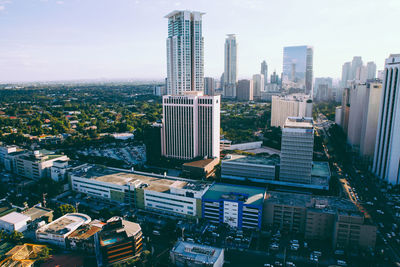 Skyscrapers in city