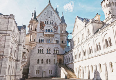 Low angle view of historic building