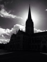 Facade of church against sky