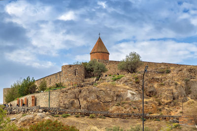 View of khor virap monastery, armenia