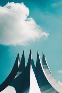 Low angle view of built structure against sky