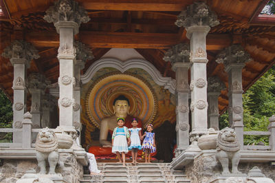 Statue of historic building