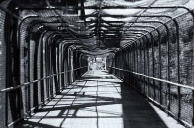 Footbridge in corridor