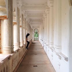 Corridor of building