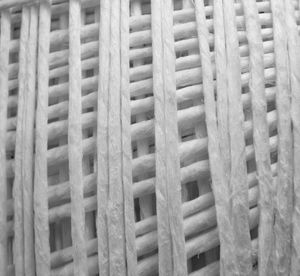 Detail shot of wicker basket