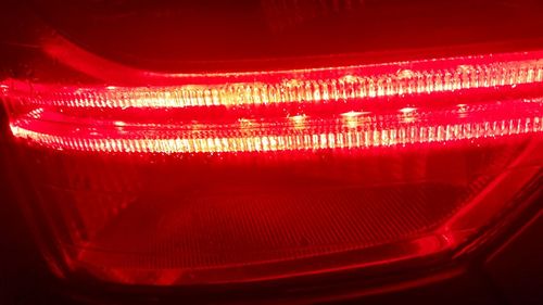 Close-up of red light