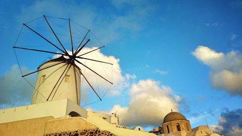 Low angle view of traditional building against sky