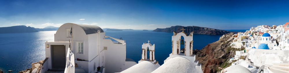 Panoramic view of sea against sky