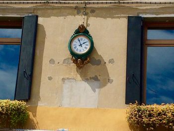 Low angle view of built structure against the sky