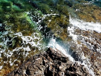 High angle view of water