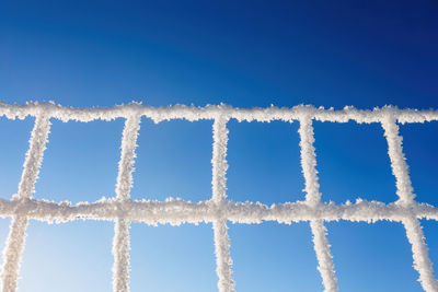 Low angle view of blue sky