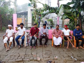 Group of people standing outdoors