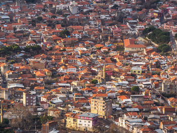 Full frame shot of residential district