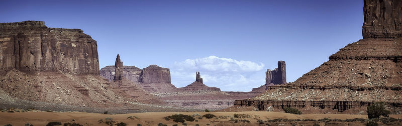 Panoramic view of a temple