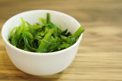 Close-up of salad in bowl