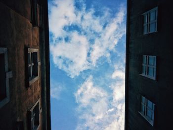 Low angle view of building against sky