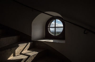 Close-up of window on building