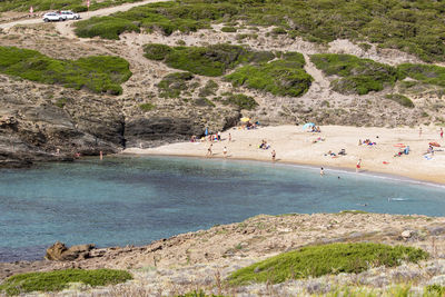 People at beach