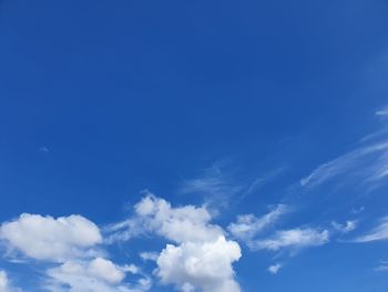 Low angle view of clouds in sky