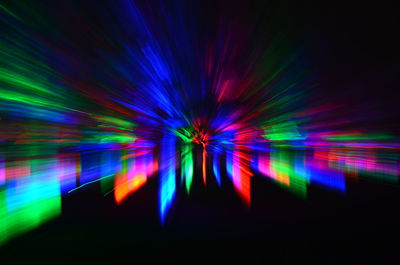 Colorful lights at night