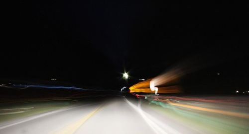Road passing through tunnel